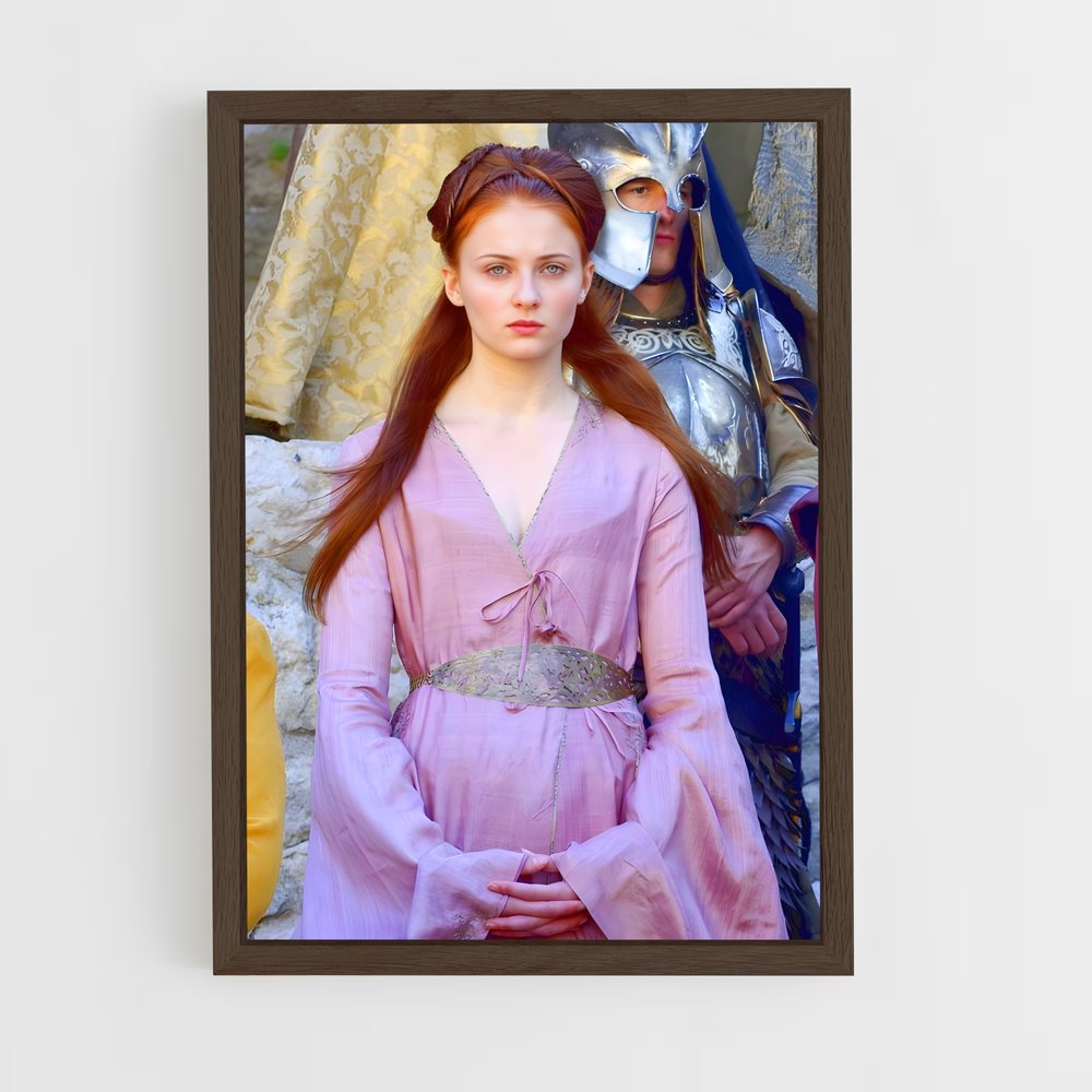 ap-sansa stark-3 cadre Bois foncé