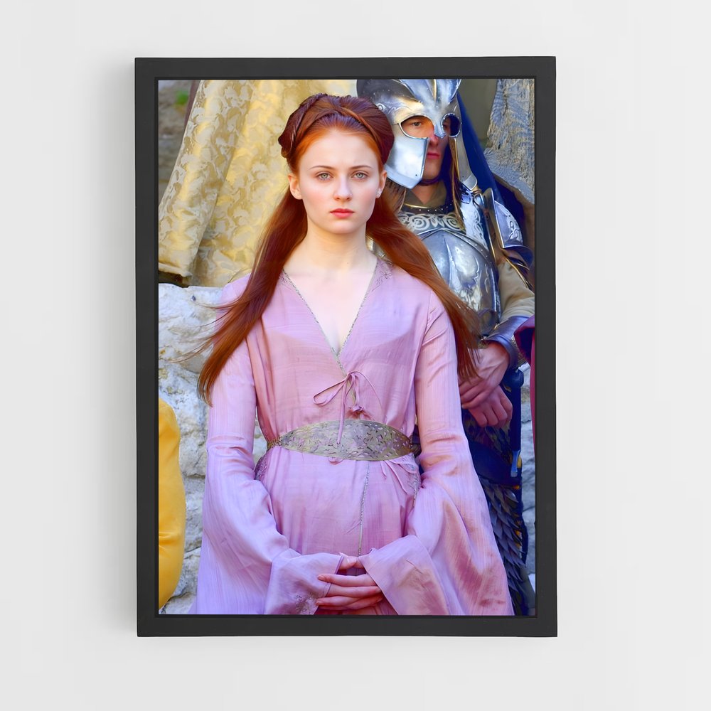 ap-sansa stark-3 cadre Noir