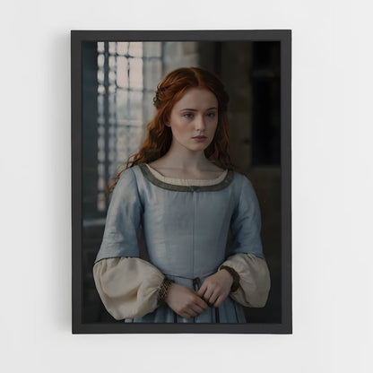 ap-sansa stark-8 cadre Noir