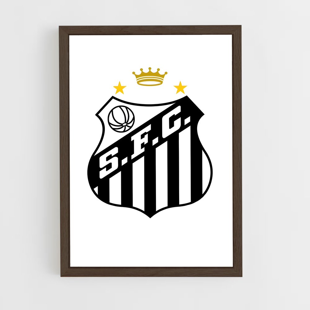 ap-santos fc-2 cadre Bois foncé