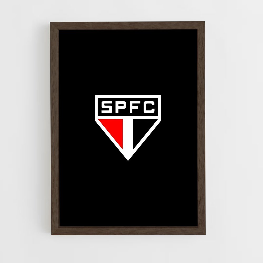 ap-sao paulo fc-14 cadre Bois foncé