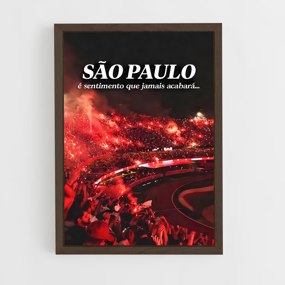 ap-sao paulo fc-7 cadre Bois foncé
