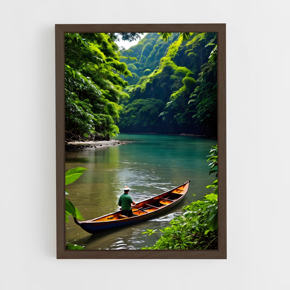 ap-sao tome and principe-1 cadre Bois foncé