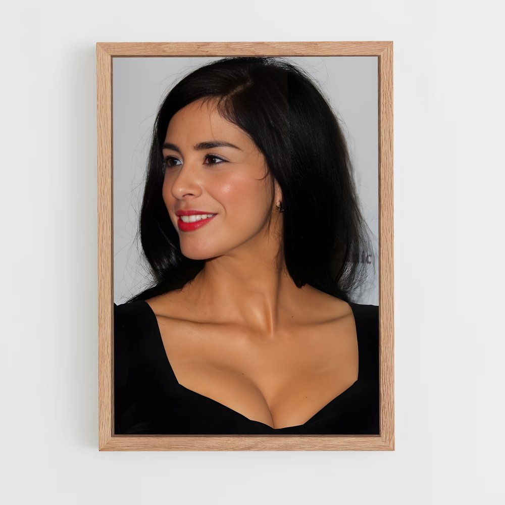 ap-sarah silverman-6 cadre Bois clair