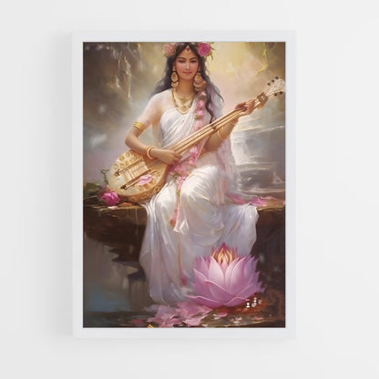 ap-saraswati-17 cadre Blanc
