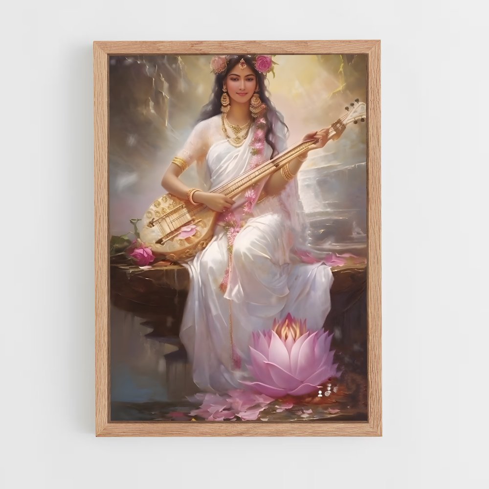ap-saraswati-17 cadre Bois clair