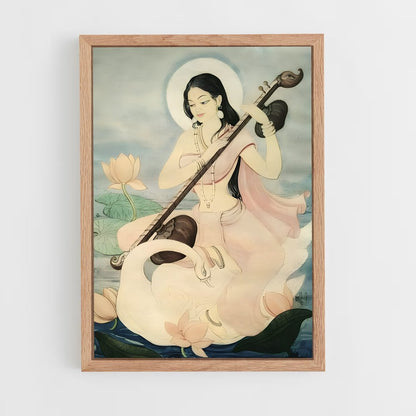 ap-saraswati-2 cadre Bois clair