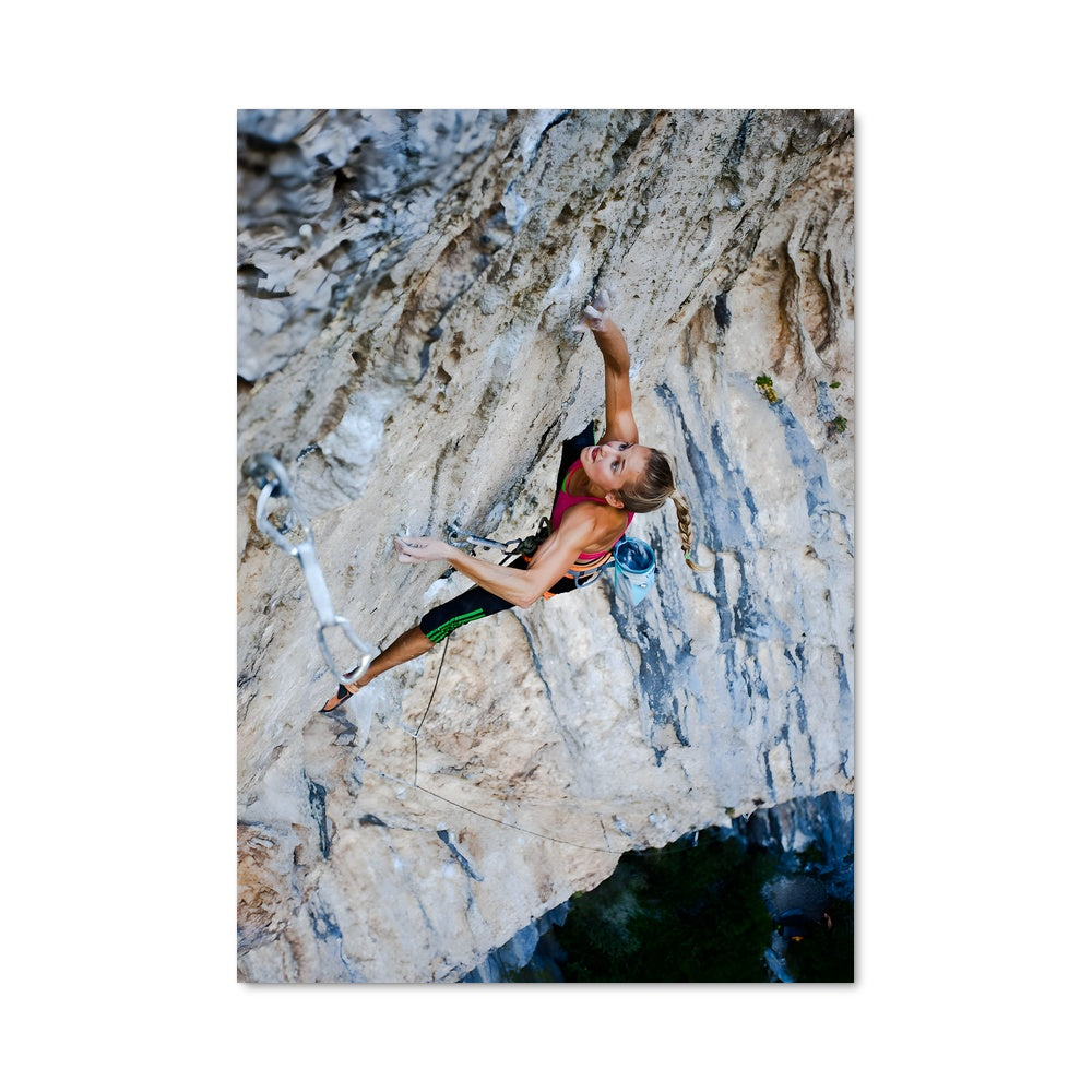 Poster Verticale d'Escalade