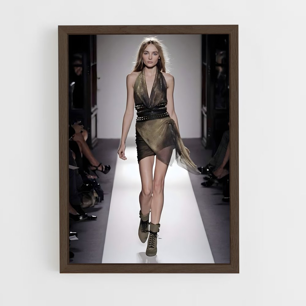 ap-sasha pivovarova-8 cadre Bois foncé