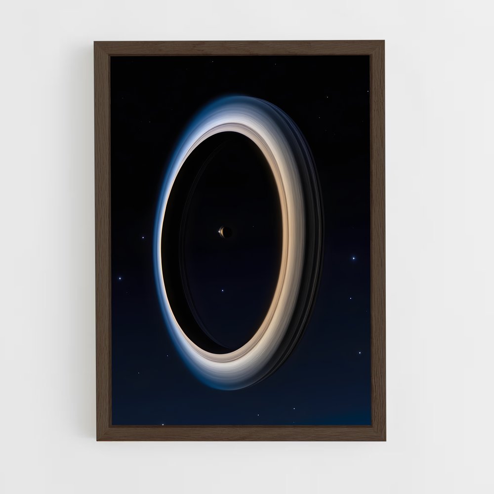 ap-saturn rings-5 cadre Bois foncé