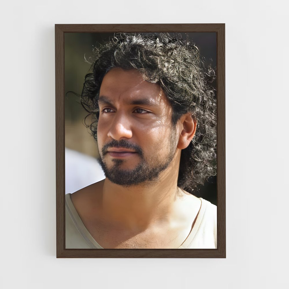 ap-sayid jarrah-3 cadre Bois foncé