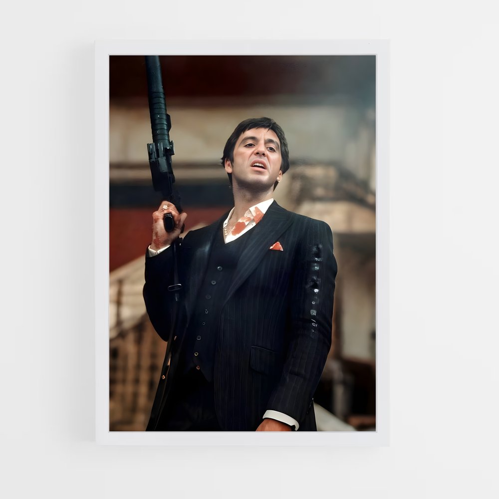 ap-scarface-3 cadre Blanc