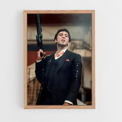 ap-scarface-3 cadre Bois clair