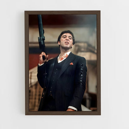 ap-scarface-3 cadre Bois foncé