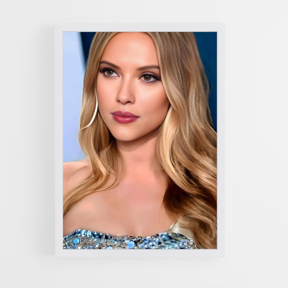 ap-scarlett johansson-1 cadre Blanc