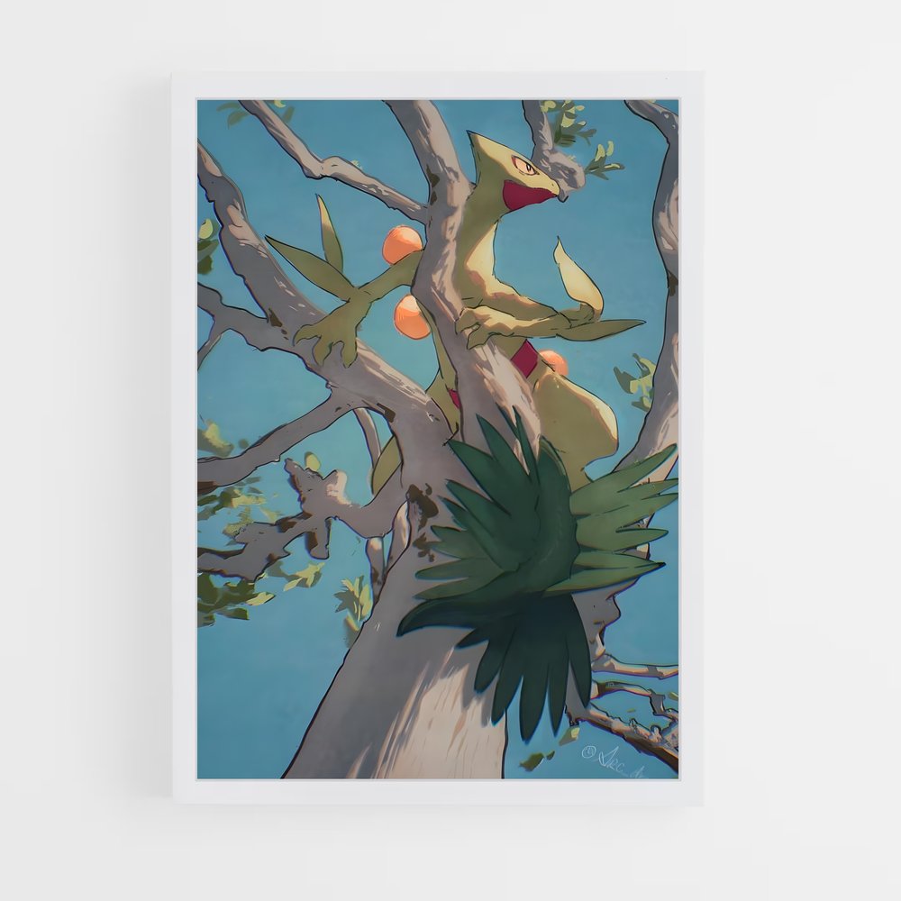 ap-sceptile-1 cadre Blanc