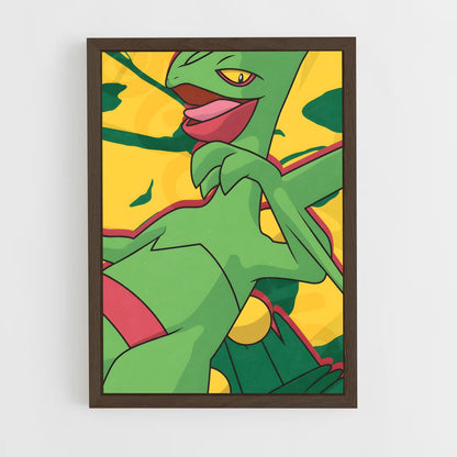ap-sceptile-2 cadre Bois foncé
