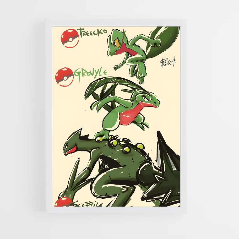 ap-sceptile-3 cadre Blanc