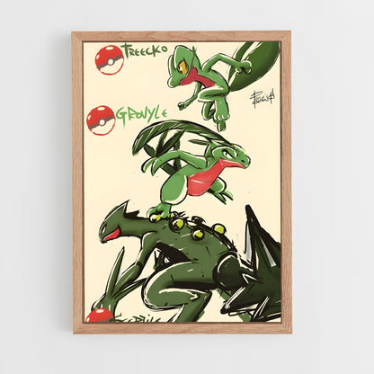 ap-sceptile-3 cadre Bois clair
