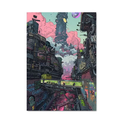 Poster Neon Skyline