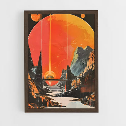 ap-sci fi art-6 cadre Bois foncé