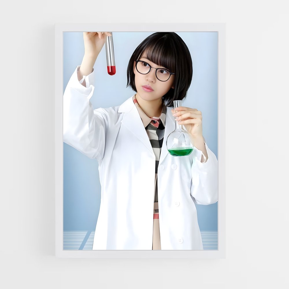 ap-scientist-6 cadre Blanc