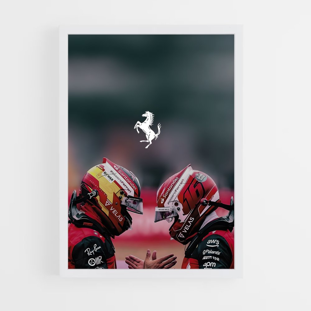 ap-scuderia ferrari-11 cadre Blanc