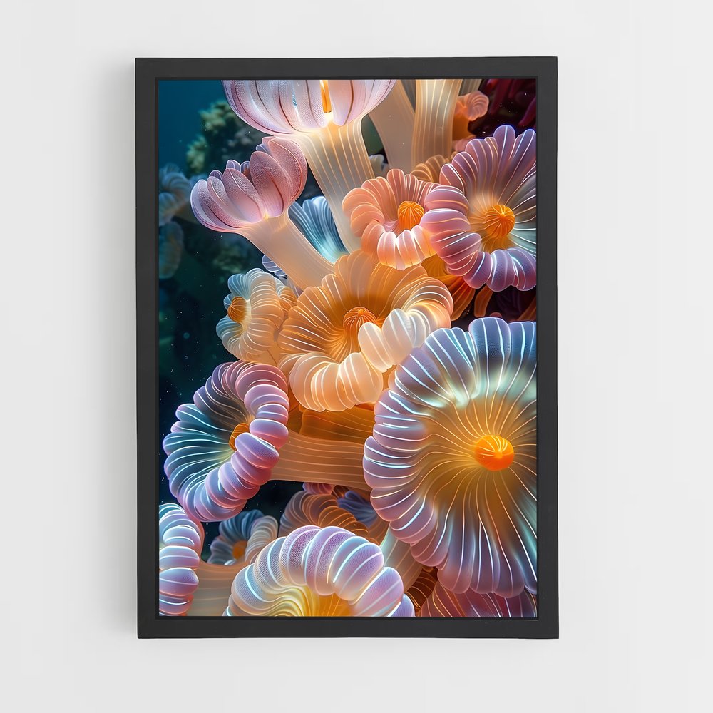ap-sea anemone-1 cadre Noir