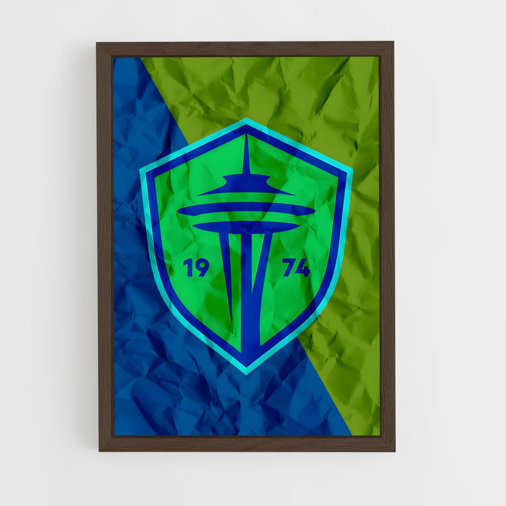 ap-seattle sounders fc-2 cadre Bois foncé
