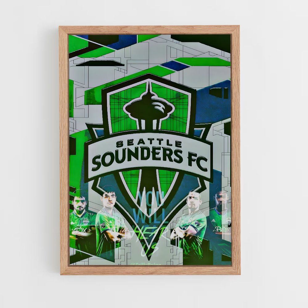 ap-seattle sounders fc-3 cadre Bois clair