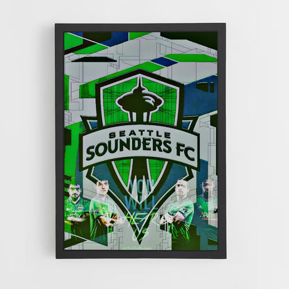 ap-seattle sounders fc-3 cadre Noir