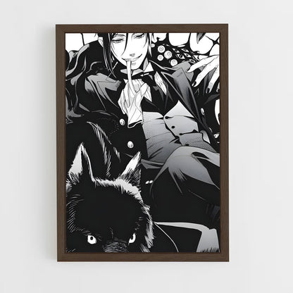 ap-sebastian michaelis-2 cadre Bois foncé