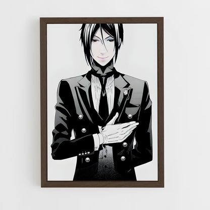 ap-sebastian michaelis-4 cadre Bois foncé