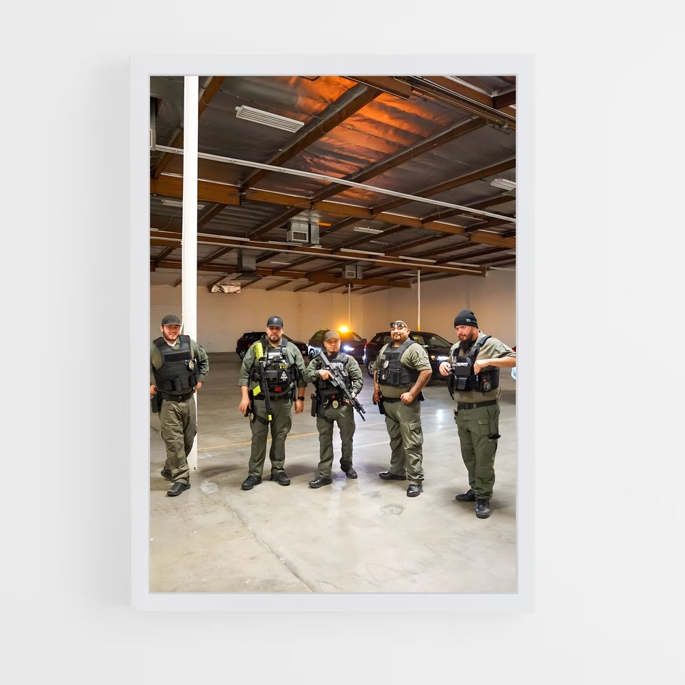 ap-security guard-4 cadre Blanc