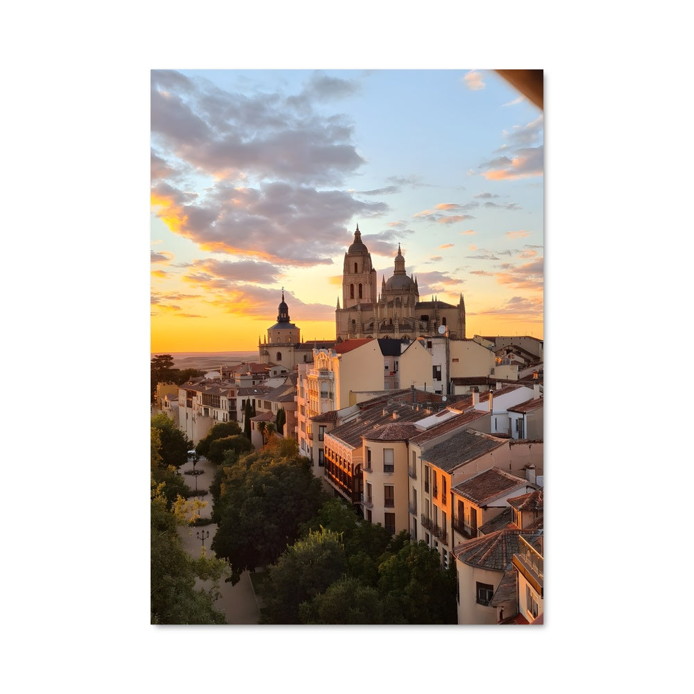 Poster Balcon sur Segovia