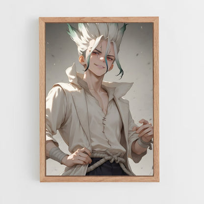 ap-senku ishigami-6 cadre Bois clair