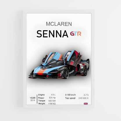 ap-senna gtr-1 cadre Blanc