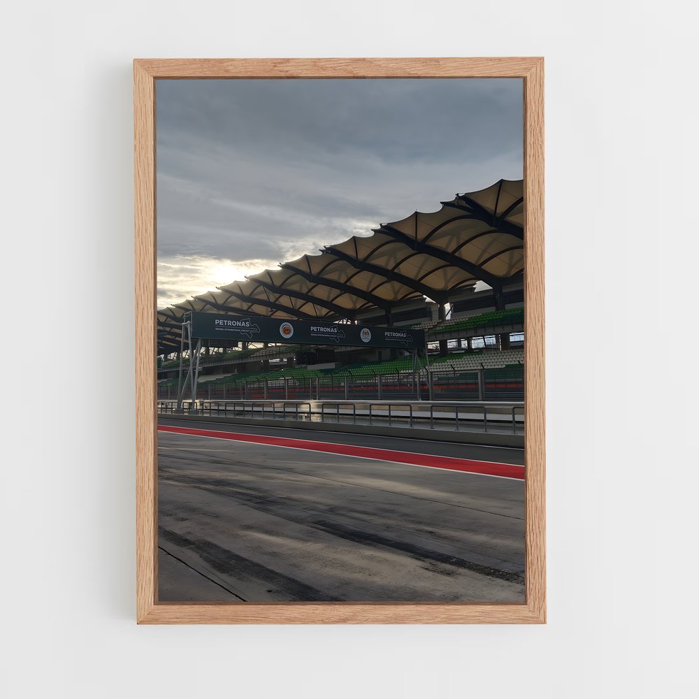 ap-sepang international circuit malaysia-2 cadre Bois clair