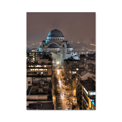 Poster Vues de Belgrade