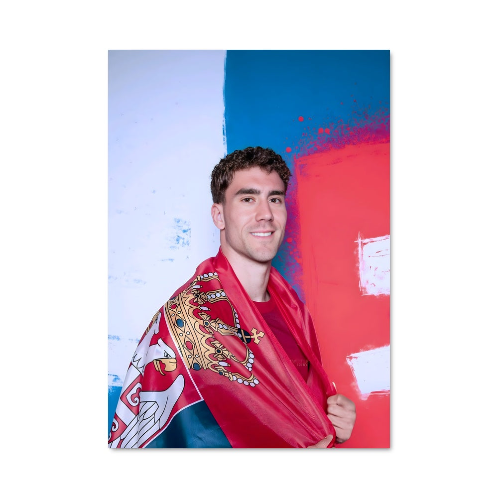 Poster Équipe Rouge et Bleue