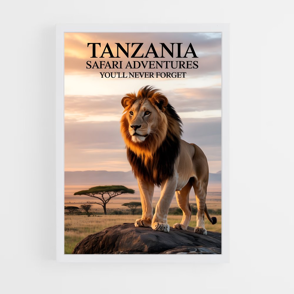 ap-serengeti plains-1 cadre Blanc