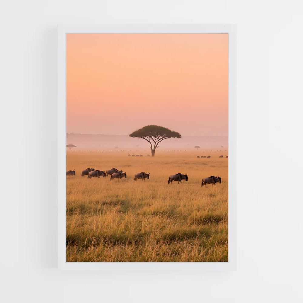 ap-serengeti plains-2 cadre Blanc
