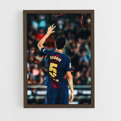 ap-sergio busquets-4 cadre Bois foncé