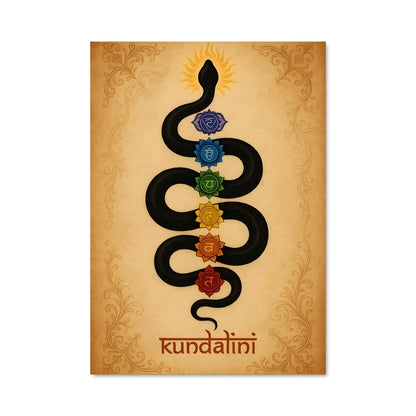 Poster Serpent de Chakras