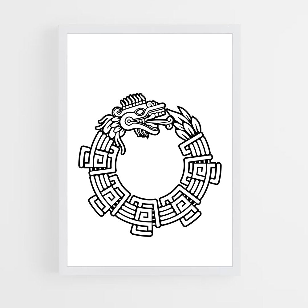 ap-serpent symbol-2 cadre Blanc