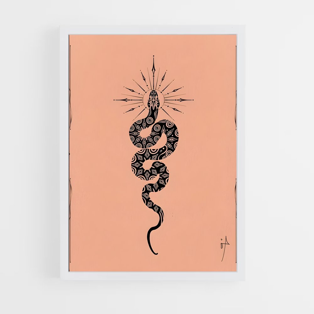 ap-serpent symbol-3 cadre Blanc