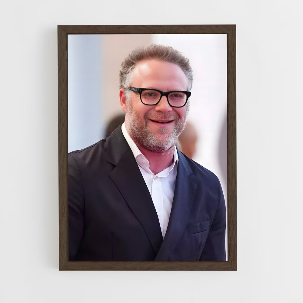 ap-seth rogen-1 cadre Bois foncé