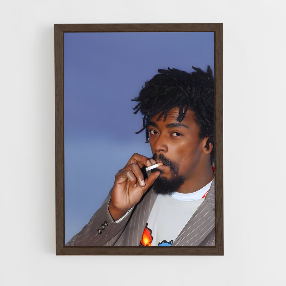 ap-seu jorge-3 cadre Bois foncé
