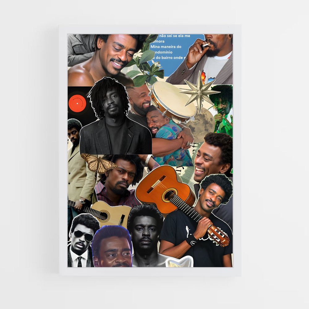 ap-seu jorge-6 cadre Blanc