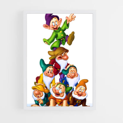 ap-seven dwarfs-2 cadre Blanc